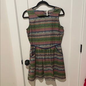 Colorful Patterned Dress